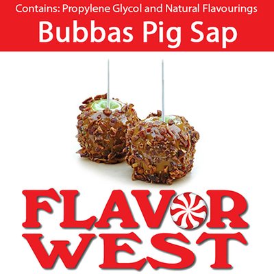 Ароматизатор FlavorWest - Bubbas Pig Sap (Карамелізоване яблуко), 30 мл FW023