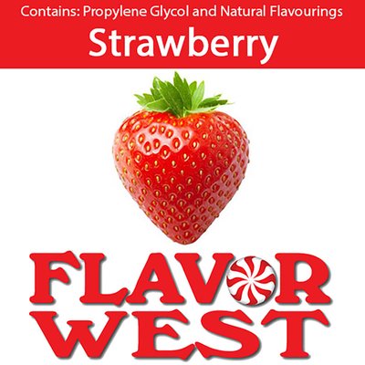 Ароматизатор FlavorWest - Strawberry (Полуниця), 30 мл FW123