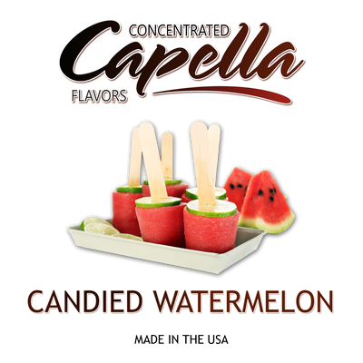 Ароматизатор Capella SilverLine - Candied Watermelon (Засахаренный арбуз), 1л CSL09