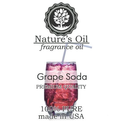 Аромамасло Nature's Oil - Grape Soda (Виноградная сода), 5 мл NO35