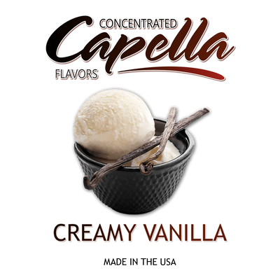 Ароматизатор Capella - Creamy Vanilla (Вершкова ваніль), 10 мл CP049