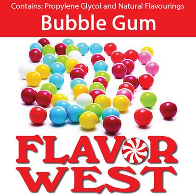 Ароматизатор FlavorWest - Bubble Gum (Жувальна гумка), 50 мл FW024