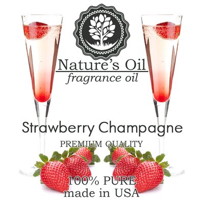 Аромамасло Nature's Oil - Strawberry Champagne (Клубничное шампанское), 5 мл NO73