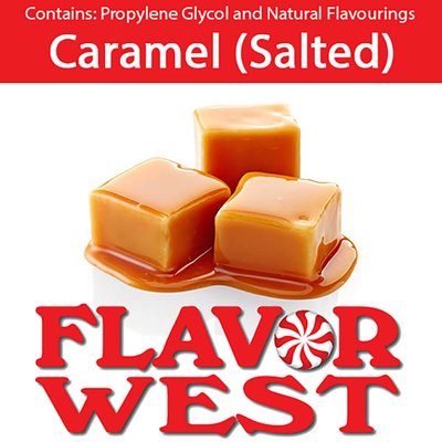 Ароматизатор FlavorWest - Caramel Salted (Солона карамель), 10 мл FW037