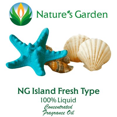 Аромамасло Nature's Garden - NG Island Fresh Type (Морская свежесть), 5 мл