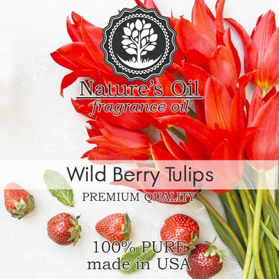Аромаолія Nature's Oil - Wild Berry Tulips (Тюльпани c лісовими ягодами), 100 мл NO86