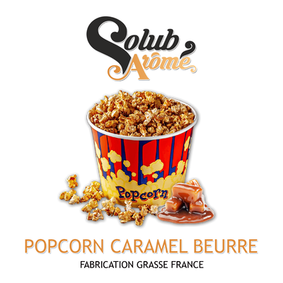 Ароматизатор Solub Arome - Popcorn caramel beurre (Попкорн з карамеллю), 1л SA100
