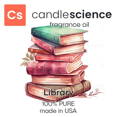 Аромамасло CandleScience - Library (Библиотека), 5 мл CS030