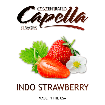 Ароматизатор Capella - Indo Strawberry (Свіжозірвана полуниця), 30 мл CP090