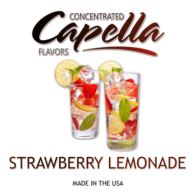 Ароматизатор Capella - Strawberry Lemonade (Клубничный лимонад), 5 мл CP150