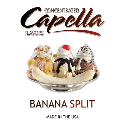 Ароматизатор Capella - Banana Split (Банановый Десерт), 10 мл CP006