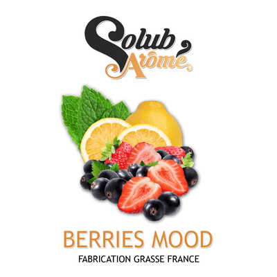 Ароматизатор Solub Arome - Berries Mood (Микс холодного лимона и смородины в сочетании с клубникой и мятой), 50 мл SA007