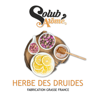 Ароматизатор Solub Arome - Herbe des druides (Мікс трав з м'яким лимонним смаком із домішкою меду), 50 мл SA067