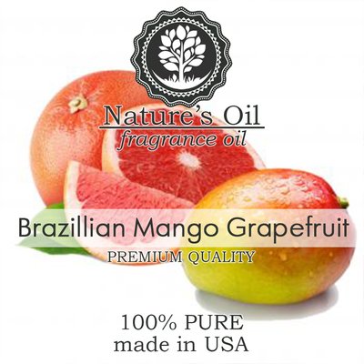Аромамасло Nature's Oil - Brazilian Mango Grapefruit (Бразильский манго и грейпфрут), 10 мл NO12