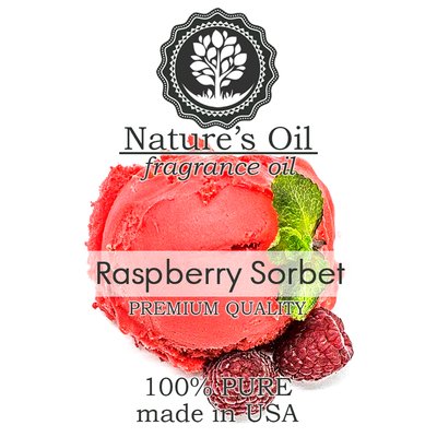 Аромамасло Nature's Oil - Raspberry Sorbet (Малиновый сорбет), 5 мл NO62