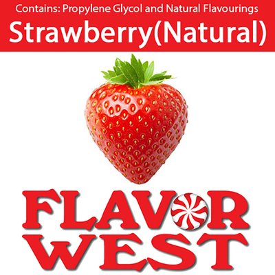 Ароматизатор FlavorWest - Strawberry Natural (Полуниця), 30 мл FW126
