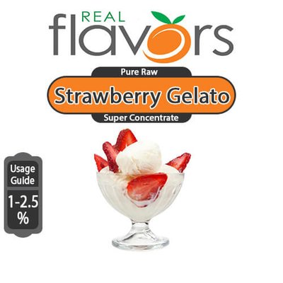 Ароматизатор Real Flavors - Strawberry Gelato (Клубничное мороженое), 5 мл RF047