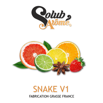 Ароматизатор Solub Arome - Snake v1 (Полуниця, лимон, грейпфрут та аніс), 50 мл SA111