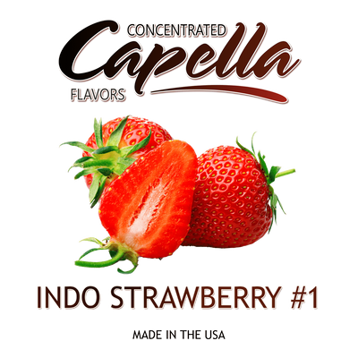 Ароматизатор Capella - Indo Strawberry #1 (Соковита полуниця), 10 мл CP091