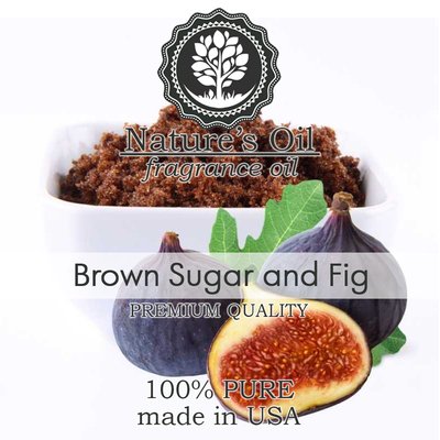 Аромамасло Nature's Oil - Brown Sugar & Fig (Коричневый сахар и инжир), 10 мл NO13