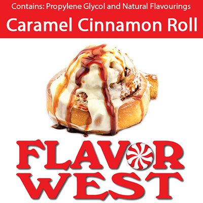 Ароматизатор FlavorWest - Caramel Cinnamon Roll (Булочка з карамеллю та корицею), 5 мл FW039