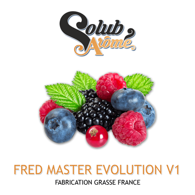 Ароматизатор Solub Arome - Fred Master Evolution v1 (Ожовично смородиновий мікс з доповненням лісових ягід), 50 мл SA052