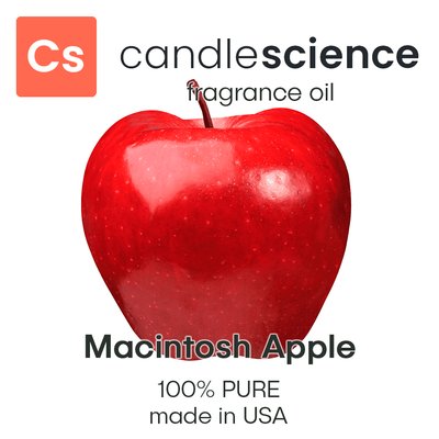 Аромаолія CandleScience - Macintosh Apple (Яблуко Макінтоша), 5 мл CS033