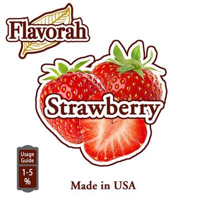 Ароматизатор Flavorah - Strawberry (Полуниця), 100 мл FLV26