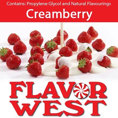 Ароматизатор FlavorWest - Creamberry (Полуниця та Ягоди з вершками), 30 мл FW053
