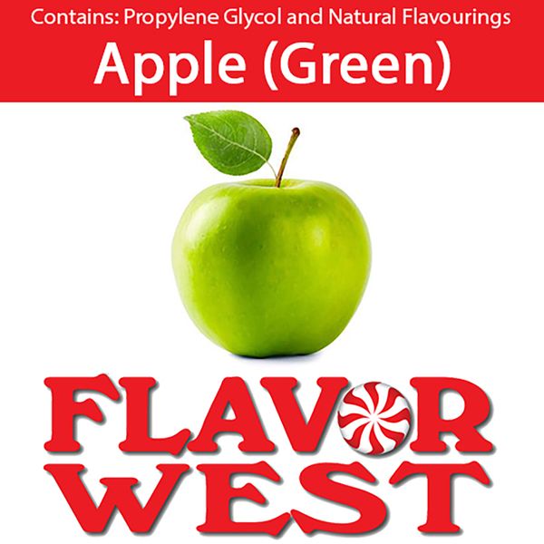 Ароматизатор FlavorWest - Apple Green (Зелене яблуко), 30 мл FW003