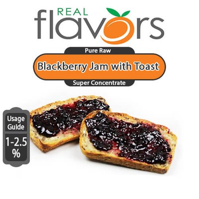 Ароматизатор Real Flavors - Blackberry Jam with Toast (Ожиновий джем з тостами), 30 мл RF009-30