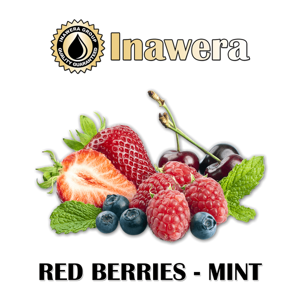 Ароматизатор Inawera - Red Berries - Mint (Червоні Ягоди - М'ята), 5 мл INW081