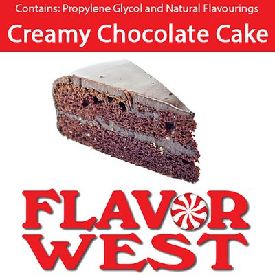 Ароматизатор FlavorWest - Creamy Chocolate Cake (Сливочный шоколадный торт), 5 мл FW054