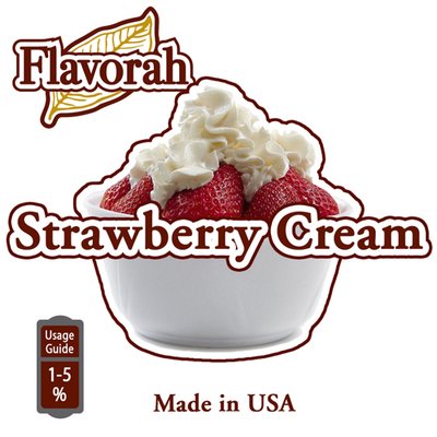 Ароматизатор Flavorah - Strawberry Cream (Полуничний крем), 100 мл FLV27