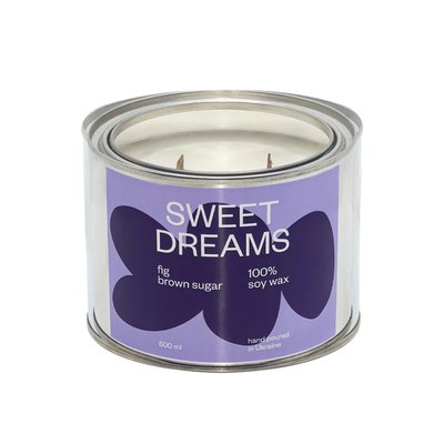 Ароматична свічка Sweet Dreams (Карамелізований інжир), 500 мл RR017