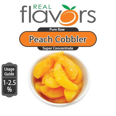 Ароматизатор Real Flavors - Peach Cobbler (Персиковый коблер), 5 мл RF040