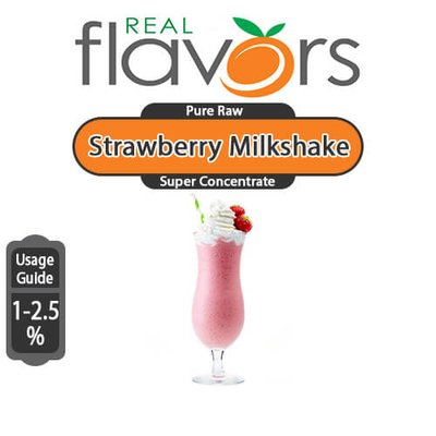 Ароматизатор Real Flavors - Strawberry Milkshake (Клубничный молочный коктейль), 5 мл RF050