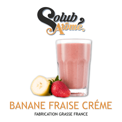 Ароматизатор Solub Arome - Banane fraise crème (Бананово-клубничный крем), 50 мл SA004