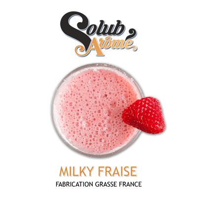 Ароматизатор Solub Arome - Milky fraise (Полуничний мілкшейк), 5 мл SA084