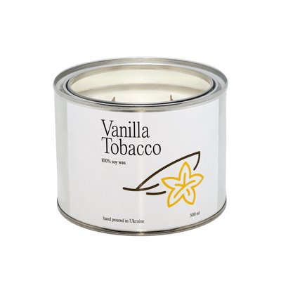 Ароматическая свеча Vanilla Tobacco (Ванильный табак), 500 мл RR018