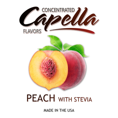 Ароматизатор Capella - Peach with Stevia (Персик зі стевією), 50 мл CP124