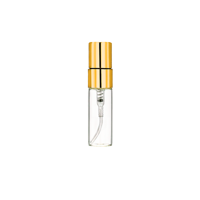 Стеклянный флакон спрей для парфюмерии Золотой, 3 мл PG03-G