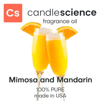 Аромаолія CandleScience - Mimosa and Mandarin (Мімоза та мандарин), 5 мл CS036