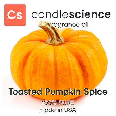 Аромамасло CandleScience - Toasted Pumpkin Spice (Жареная тыква и специи), 5 мл CS061