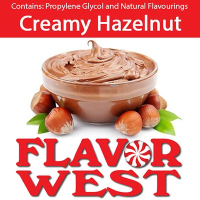 Ароматизатор FlavorWest - Creamy Hazelnut (Лісовий горіх з вершками), 10 мл FW056