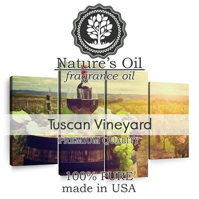 Аромамасло Nature's Oil - Tuscan Vineyard, 5 мл NO80