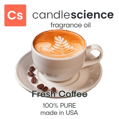 Аромаолія CandleScience - Fresh Coffee (Кава), 5 мл CS024