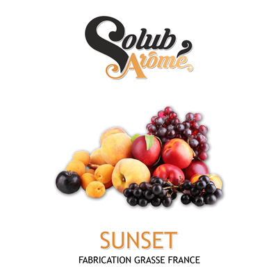 Ароматизатор Solub Arome - Sunset (Красные ягоды с персиком и виноградом), 5 мл SA148