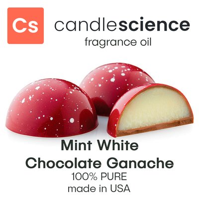 Аромамасло CandleScience - Mint White Chocolate Ganache (Мята и белый шоколад), 5 мл CS037