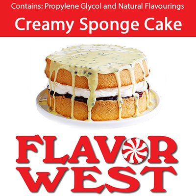 Ароматизатор FlavorWest - Creamy Sponge Cake (Вершковий бісквіт), 30 мл FW057